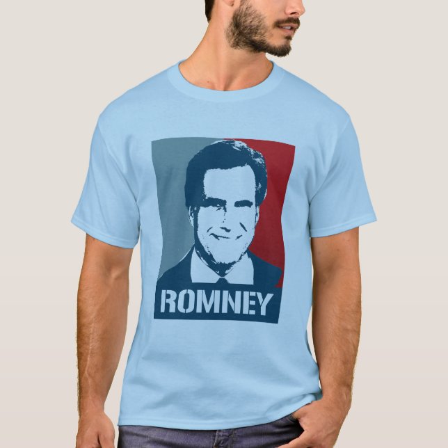 CAMISETA POSTER DE MITT ROMNEY (Frente)