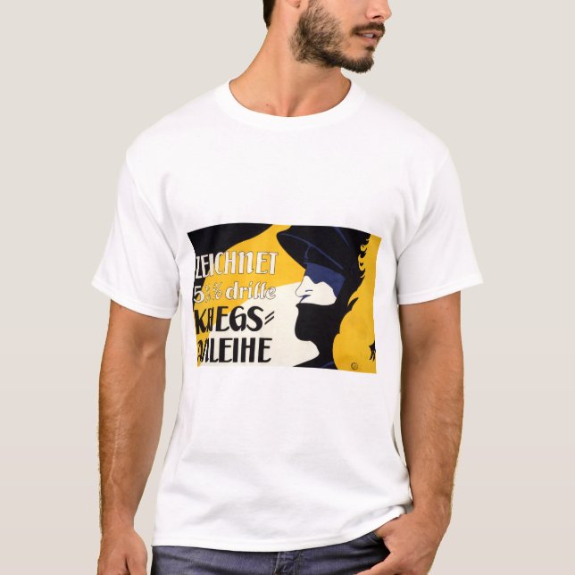 Camiseta Poster de obrigações de guerra austríaca (Frente)