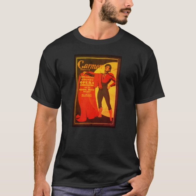 Camiseta Poster de ópera carmen (Frente)