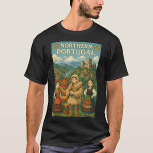 Camiseta Poster de Portugal norte