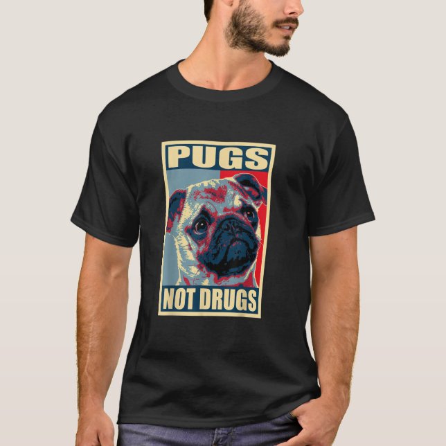 Camiseta Poster de Propaganda de Drogas (Frente)