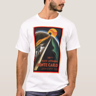 Camiseta Poster de Reprodução Monte Carlo