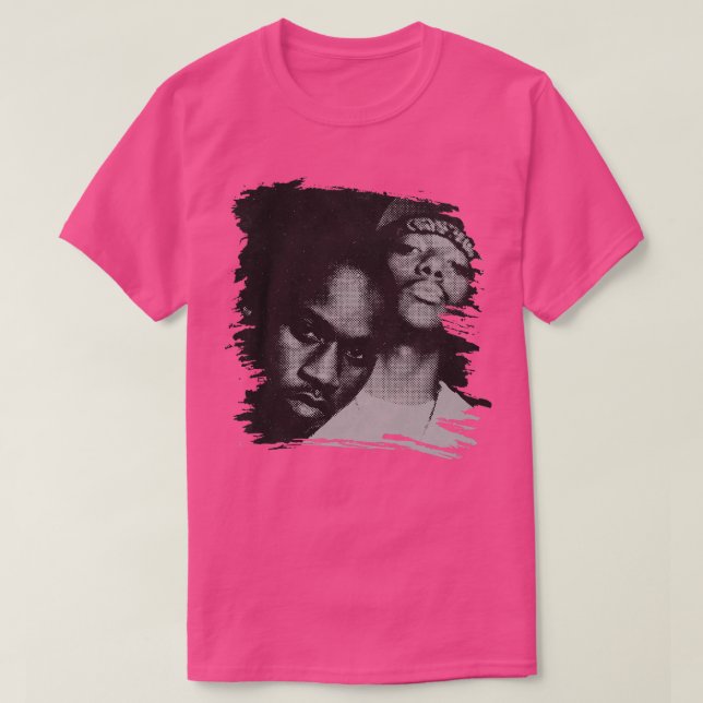 Camiseta Poster de retrorreflector detalhado para portáteis (Frente do Design)