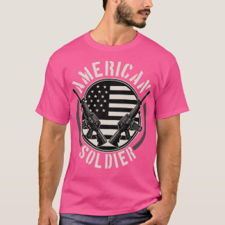 CAMISETA POSTER DE SOLDADOR AMERICANO