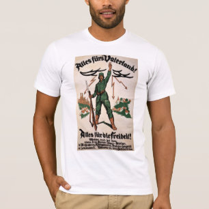Camiseta Poster de Vaterland WWI das peles de Alles