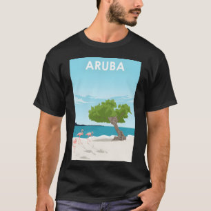 Camiseta Poster de viagens Aruba