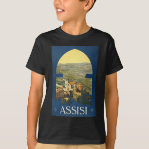 Camiseta Poster de viagens Assisi