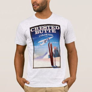 Camiseta Poster de viagens com crista de Colorado do