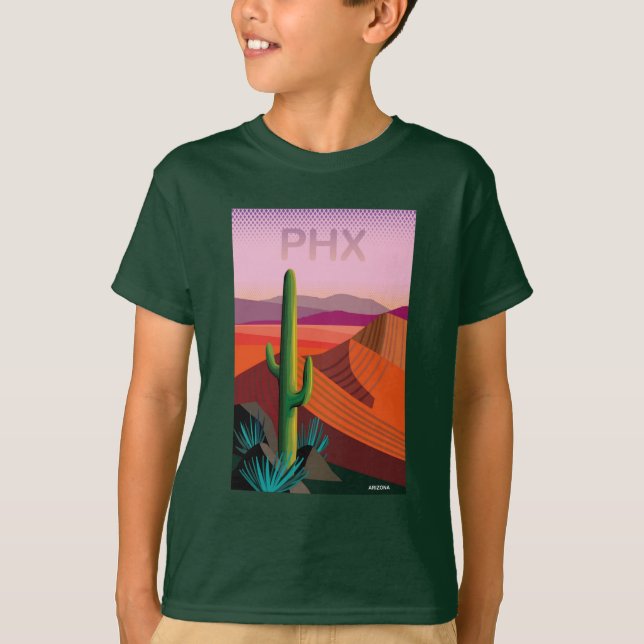 Camiseta Poster de viagens da arizona | de Phoenix (Frente)