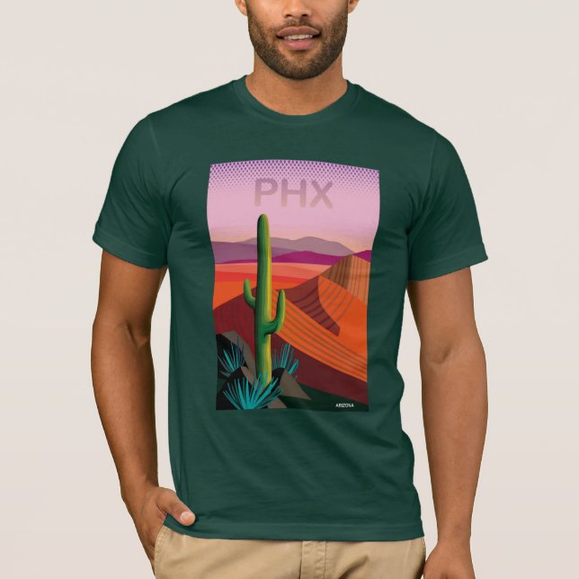 Camiseta Poster de viagens da arizona | de Phoenix (Frente)