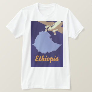 Camiseta Poster de viagens da Etiópia