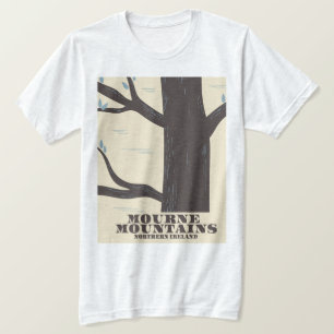 Camiseta poster de viagens da irlanda do norte