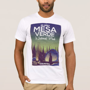 Camiseta Poster de viagens de acampamento do Parque Naciona