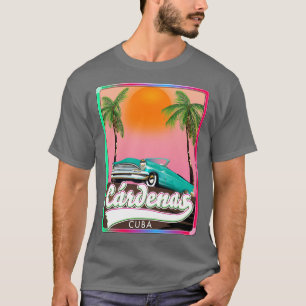 Camiseta Poster de viagens de Crdenas Cuba