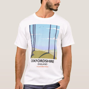 Camiseta Poster de viagens de estilo de colheita de Oxfords