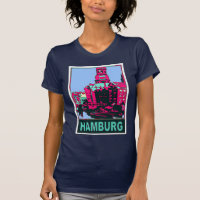 Poster de viagens de Hamburgo