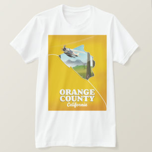 Camiseta Poster de viagens de Orange County California