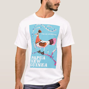 Camiseta Poster de viagens de Papuá-Nova Guiné