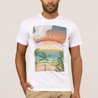 Poster de viagens de praia Lanzarote