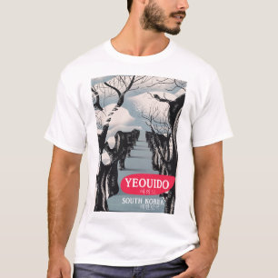 Camiseta Poster de viagens de Yeouido Coreia do Sul