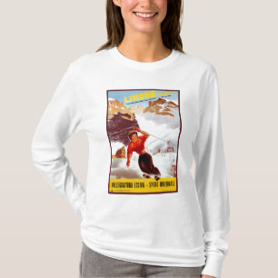 Camiseta Poster de viagens do italiano de Limone Piemonte