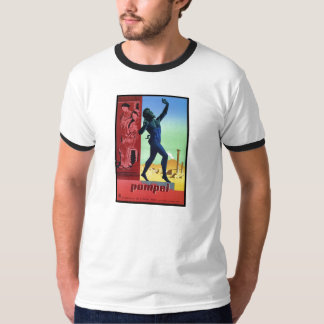 Camiseta Poster de viagens do italiano de Pompeii do