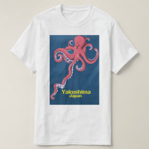 Camiseta Poster de viagens do Japão Yakushima
