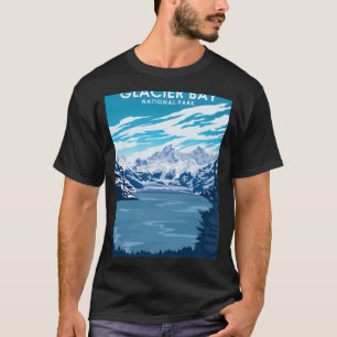 Camiseta Poster de viagens do Parque Nacional da Baía de Gl