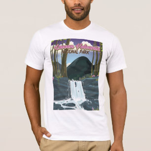 Camiseta Poster de viagens do Parque Nacional Vulcânico de 