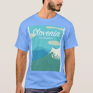 Camiseta Poster de viagens Eslovênia