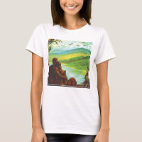 Poster de viagens Espacial Retroativo E Missão De