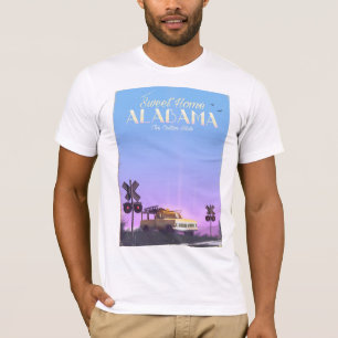Camiseta Poster de viagens "home" doce de Alabama