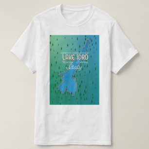 Camiseta Poster de viagens Lake Idro Itália