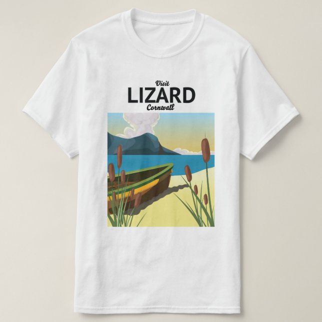 Camiseta Poster de viagens litoral (Frente do Design)