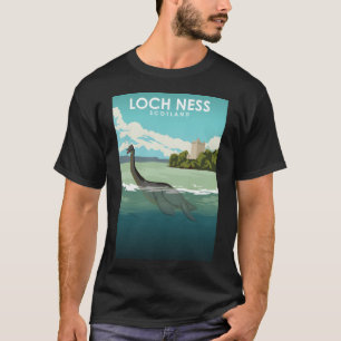 Camiseta Poster de viagens Loch Ness Scotland