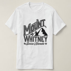 Camiseta Poster de viagens Mount Whitney Sierra Nevada