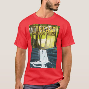 Camiseta Poster de viagens Nacional da Floresta de Tongass