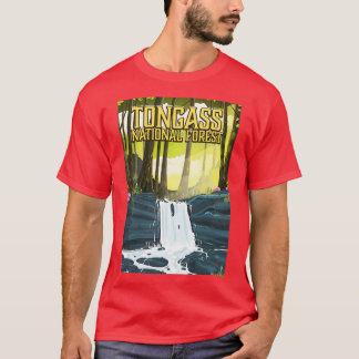 Camiseta Poster de viagens Nacional da Floresta de Tongass