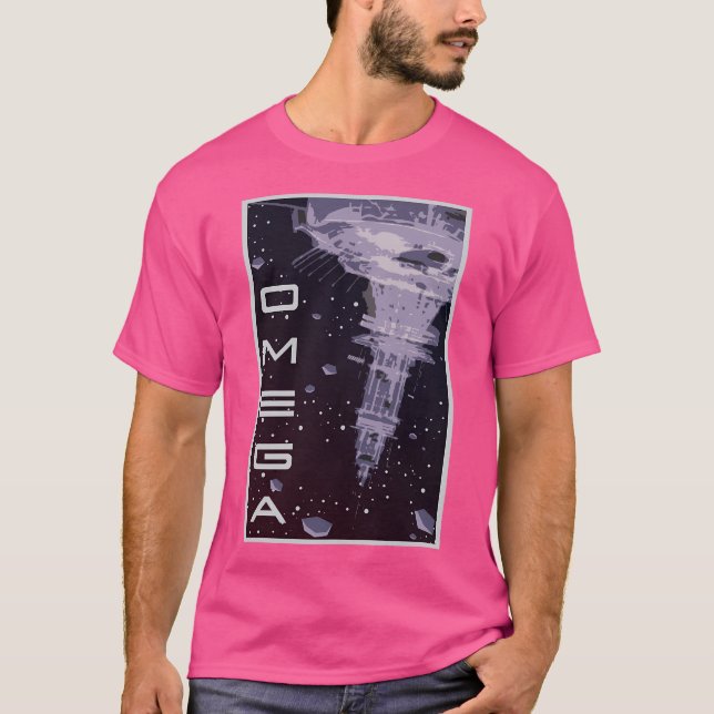 Camiseta Poster de viagens Omega (Frente)
