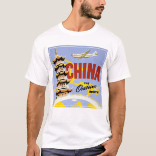Camiseta Poster de viagens Para Northwest Orient Airlines