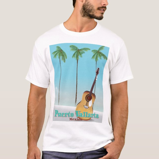 Camiseta Poster de viagens Puerto Vallarta Mexico (Frente)