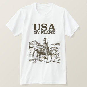 Camiseta POSTER DE VIAGENS USA Cowboy