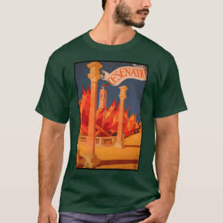 Camiseta Poster de viagens vintage Cesenatico
