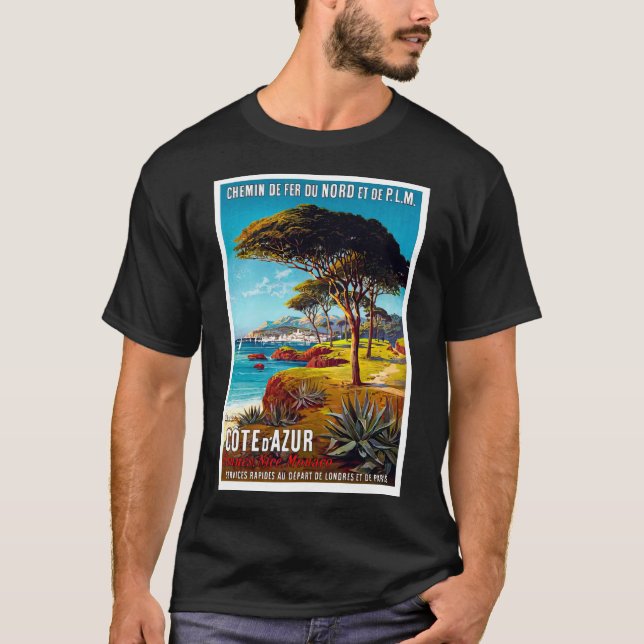 Camiseta Poster de viagens Vintage Chamonix (Frente)
