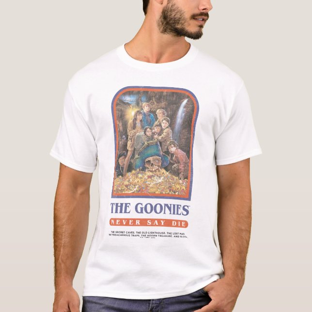 Camiseta Poster do Aniversário do Tesouro dos Goonies (Frente)