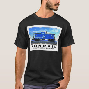 CAMISETA POSTER DO CABOOSE DE ZAZ462 CONRAIL