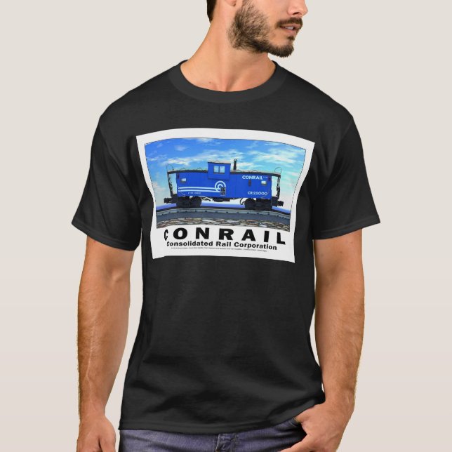 CAMISETA POSTER DO CABOOSE DE ZAZ462 CONRAIL (Frente)