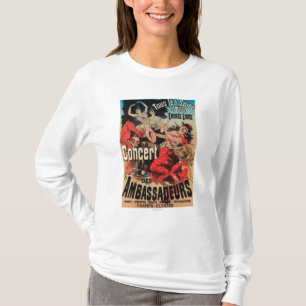 Camiseta Poster do concerto na avenida de Champs-Elysees