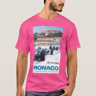 Camiseta poster do Grande Prêmio de Mônaco de 1966