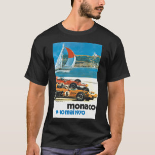 Camiseta poster do Grande Prêmio de Mônaco de 1970